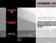 Tablet Screenshot of brimmer-group.com